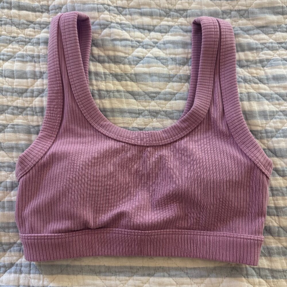 Alo Wellness Bra - Pink Lavender - XS